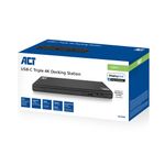 Dock-per-notebook-ACT-AC7048-e-povero-replicatore-Bedraad-USB-3.2-Gen-1--3.1-Gen-1--Type-C-Nero