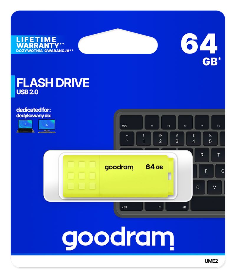 Goodram-UME2-unita--flash-USB-64-GB-USB-tipo-A-2.0-Giallo