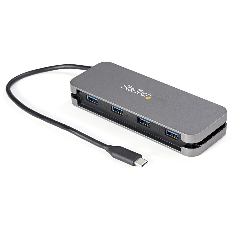 StarTech.com-HB30CM4AB-hub-di-interfaccia-USB-3.2-Gen-1--3.1-Gen-1--Type-C-5000-Mbit-s-Nero-Grigio