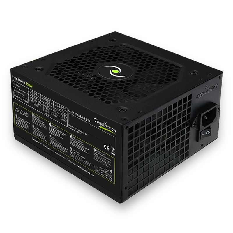 Tecnoware-FAL550FS12-alimentatore-per-computer-550-W-20-4-pin-ATX-ATX-Nero