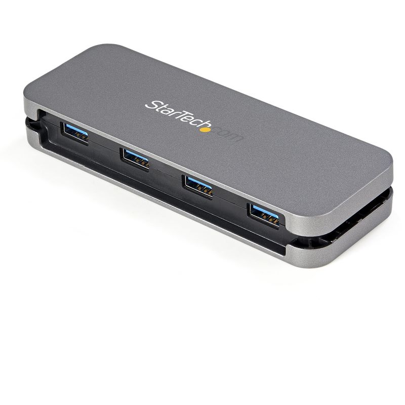 StarTech.com-HB30CM4AB-hub-di-interfaccia-USB-3.2-Gen-1--3.1-Gen-1--Type-C-5000-Mbit-s-Nero-Grigio