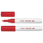 Pilot Sw-pt-f-r Confezione 6 Pennarelli Pintor Fine Rosso