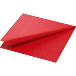 Duni 154494 tovagliolo 50 pz Rosso Tessuto, Tessile