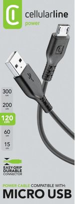 Cellularline-Power-Cable-120cm---MICRO-USB