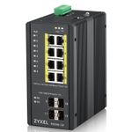 Zyxel RGS200-12P Gestito L2 Gigabit Ethernet (10-100-1000) Supporto Power over Ethernet (PoE) Nero