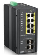 Zyxel-RGS200-12P-Gestito-L2-Gigabit-Ethernet--10-100-1000--Supporto-Power-over-Ethernet--PoE--Nero