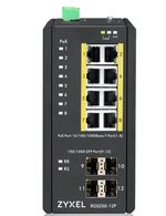 Zyxel-RGS200-12P-Gestito-L2-Gigabit-Ethernet--10-100-1000--Supporto-Power-over-Ethernet--PoE--Nero