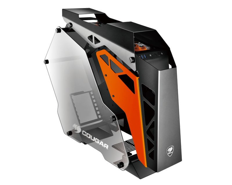 COUGAR-Gaming-Conquer-Midi-Tower-Nero-Arancione