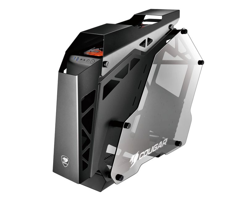 COUGAR-Gaming-Conquer-Midi-Tower-Nero-Arancione