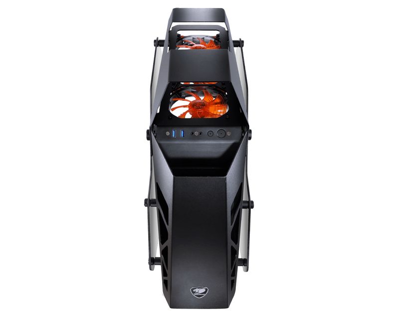 COUGAR-Gaming-Conquer-Midi-Tower-Nero-Arancione