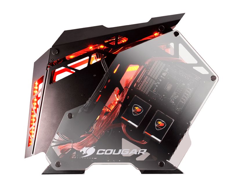 COUGAR-Gaming-Conquer-Midi-Tower-Nero-Arancione