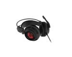 MSI-DS502-Cuffia-Padiglione-auricolare-Nero-Rosso