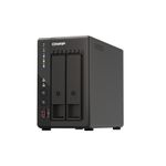 QNAP TS-253E NAS Tower Collegamento ethernet LAN Nero J6412