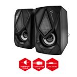 Techmade-TM-GAMSPEAKER-altoparlante-2-vie-Nero-Cablato-3-W