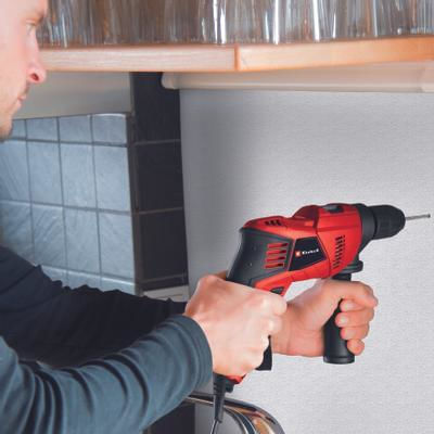 Einhell-TE-ID-500-E-3000-Giri-min-Senza-chiave-158-kg-Rosso