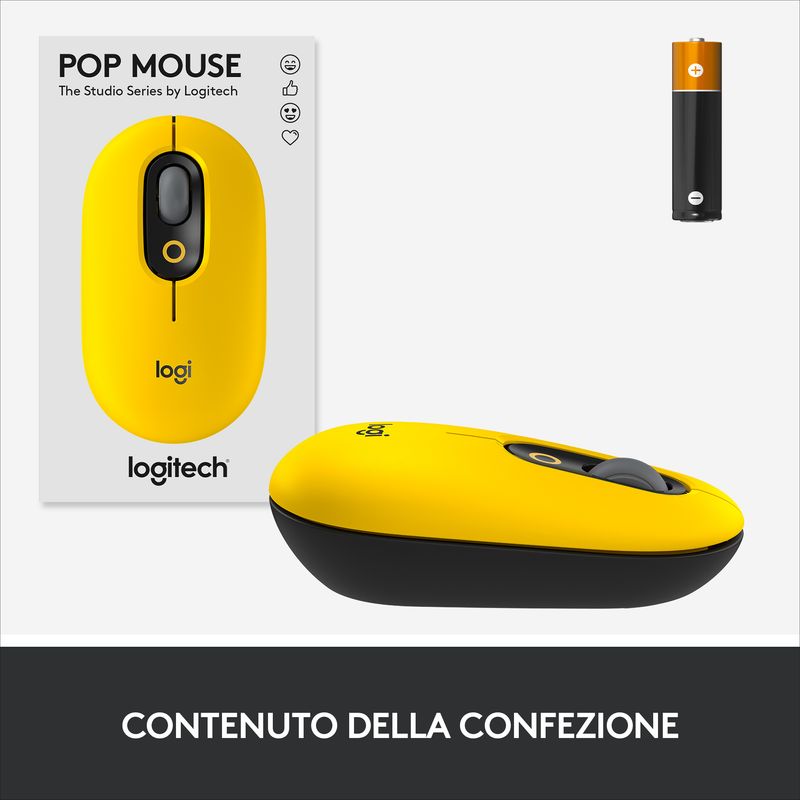 Logitech-POP-Mouse-Wireless-con-Emoji-personalizzabili-Tecnologia-SilentTouch-Precisione-e-Velocita--Design-Compatto