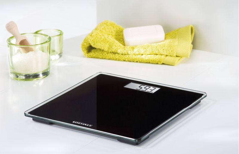 Soehnle-63850-Style-Sense-Compact-100-Rettangolo-Nero-Bilancia-pesapersone-elettronica