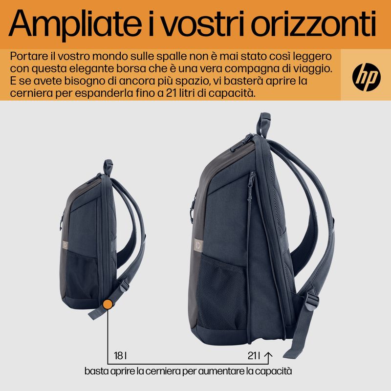 HP-Zaino-per-laptop-da-156--Travel-18-litri-Iron-Grey