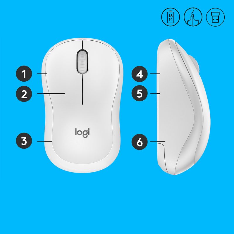 Logitech-M220-mouse-Ambidestro-RF-Wireless-Ottico-1000-DPI