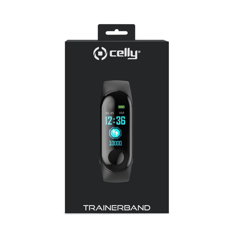 Celly-TRAINERBANDBK-smartwatch-e-orologio-sportivo-244-cm--0.96---LCD-Digitale-Touch-screen-Nero