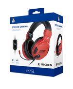 Bigben-Interactive-PS4OFHEADSETV3R-cuffia-e-auricolare-Cablato-A-Padiglione-Giocare-Rosso