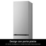 LG GBV3100CPY Frigorifero combinato, Classe C, 344L, Fresh Converter, Porte piatte, Argento