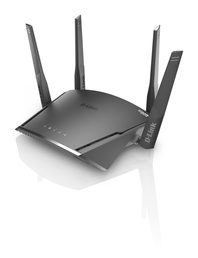 D-Link-DIR-1960-router-wireless-Gigabit-Ethernet-Dual-band--2.4-GHz-5-GHz--Nero