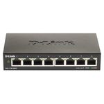 D-Link DGS-1100-08V2 switch di rete Gestito L2 Gigabit Ethernet (10/100/1000) Nero