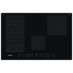 Whirlpool WF S0377 NE-IXL piano cottura Nero Da incasso 77 cm A induzione 4 Fornello(i)