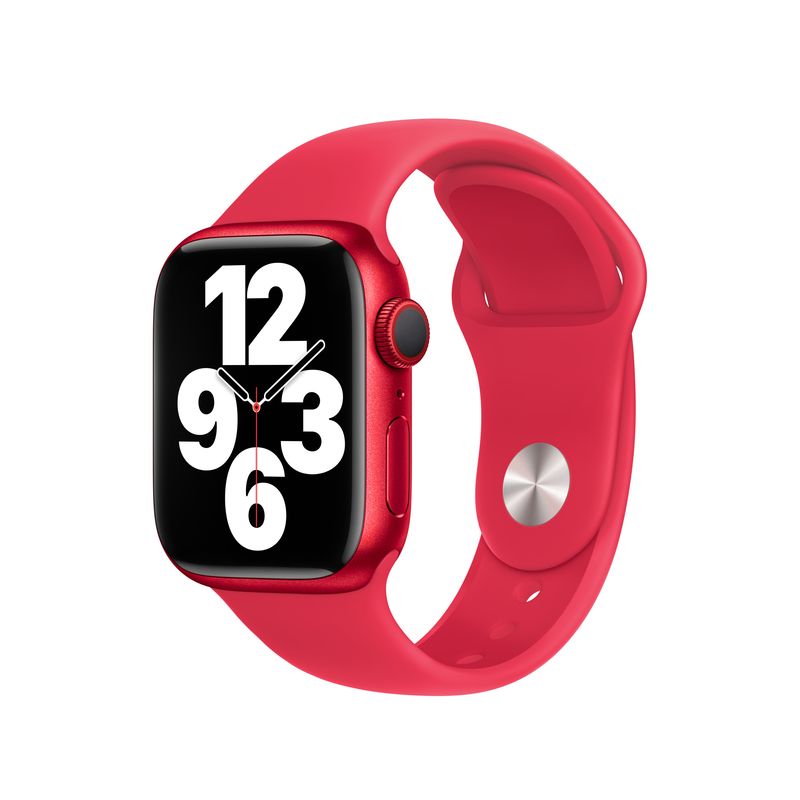 Apple-MP6Y3ZM-A-accessorio-indossabile-intelligente-Band-Rosso-Fluoroelastomero