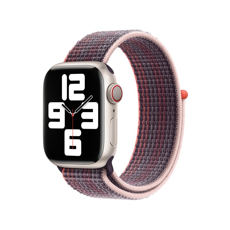 Apple-MPL63ZM-A-accessorio-indossabile-intelligente-Band-Borgogna-Nylon