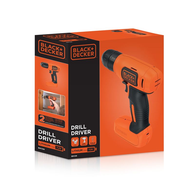 Black---Decker-BDCD8-QW-trapano-Senza-chiave-Nero-Arancione