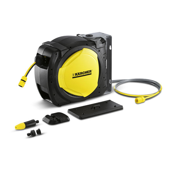 Karcher-CR-7.220-Rocchetto-montato-a-muro-Nero-Giallo