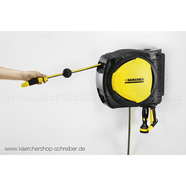 Karcher-CR-7.220-Rocchetto-montato-a-muro-Nero-Giallo