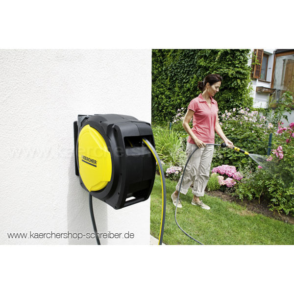 Karcher-CR-7.220-Rocchetto-montato-a-muro-Nero-Giallo
