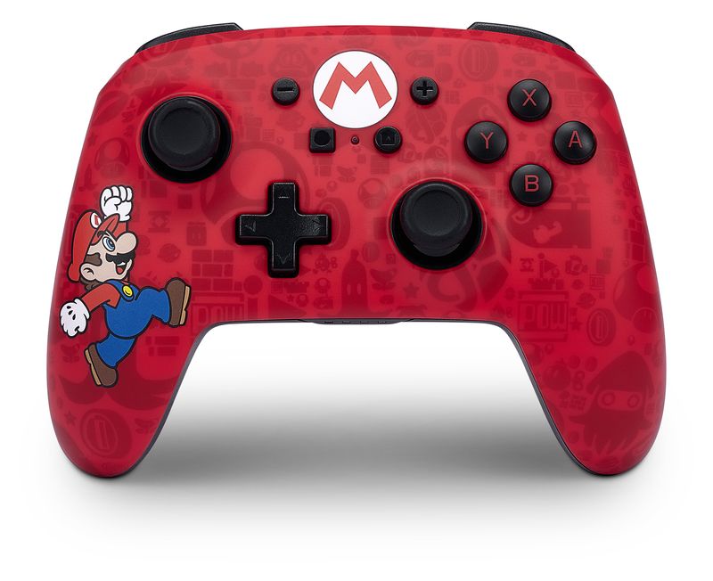 PowerA-Controller-Senza-Fili-avanzato-per-Nintendo-Switch---Here-We-Go-Mario