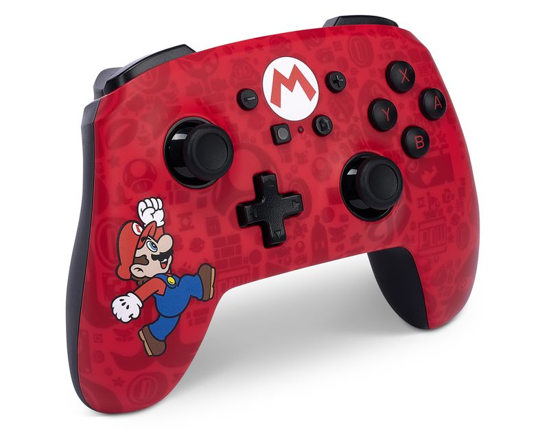 PowerA-Controller-Senza-Fili-avanzato-per-Nintendo-Switch---Here-We-Go-Mario