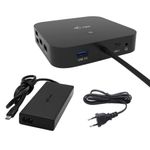 I-tec USB-C HDMI Dual DP Docking Station with Power Delivery 100 W + Universal Charger 100 W