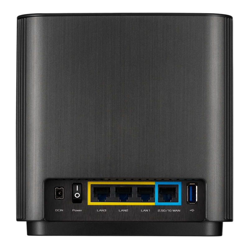 ASUS-ZenWiFi-AX-XT8--B-1-PK--router-wireless-Gigabit-Ethernet-Banda-tripla--2.4-GHz-5-GHz-5-GHz--Nero