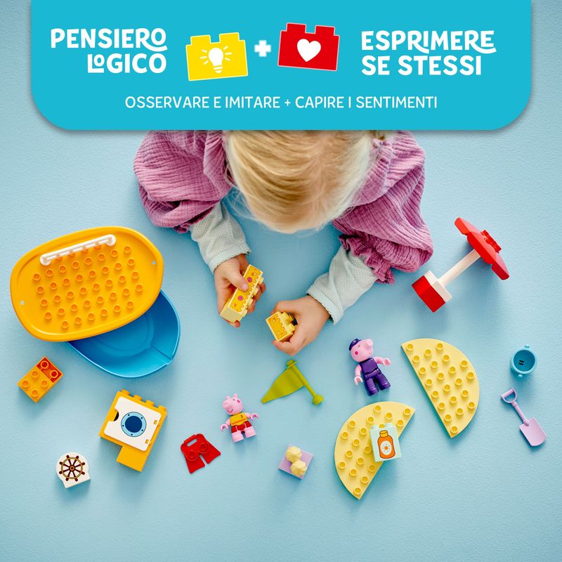 LEGO-DUPLO-Viaggio-in-Barca-di-Peppa-Pig-Giochi-Educativi-per-Bambine-e-Bambini-da-2-Anni-Giocattolo-per-l-Apprendimento-Prescolare-da-Costruire-con-2-Personaggi-Idea-Regalo-10432