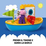 LEGO-DUPLO-Viaggio-in-Barca-di-Peppa-Pig-Giochi-Educativi-per-Bambine-e-Bambini-da-2-Anni-Giocattolo-per-l-Apprendimento-Prescolare-da-Costruire-con-2-Personaggi-Idea-Regalo-10432