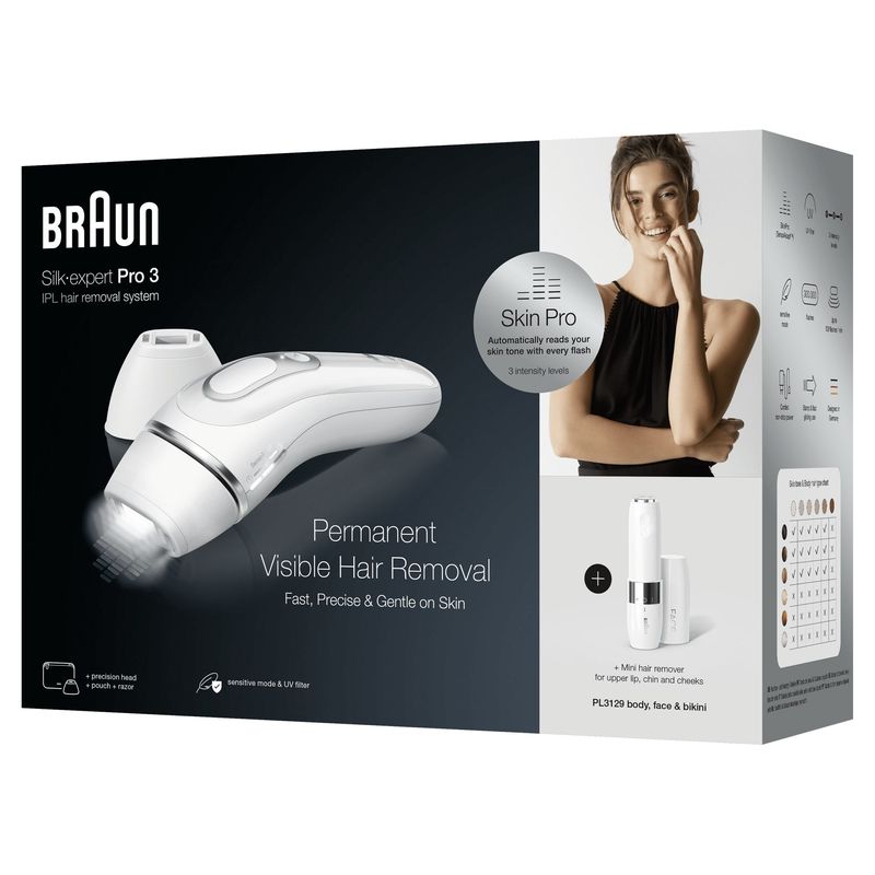 Braun-Silk-expert-Pro-Silk-expert-Pro-3-PL3129-Epilatore-A-Luce-Pulsata-Donna-Per-La-Rimozione-Permanente-Dei-Peli-Visibili-A-Casa-Tua