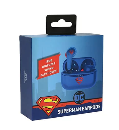 OTL-Technologies-DC-Comics-Superman-Cuffie-Wireless-In-ear-Musica-e-Chiamate-Bluetooth-Blu