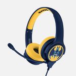 OTL Technologies Batman Blue Kids Interactive Auricolare Cablato A Padiglione Giocare Nero, Blu