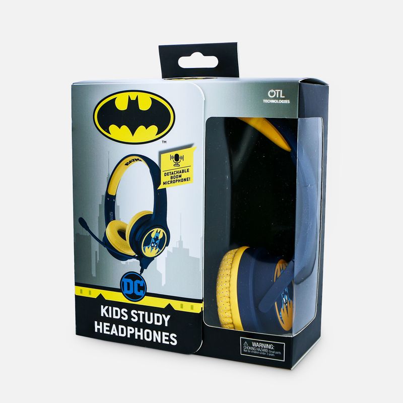 OTL-Technologies-Batman-Blue-Kids-Interactive-Auricolare-Cablato-A-Padiglione-Giocare-Nero-Blu