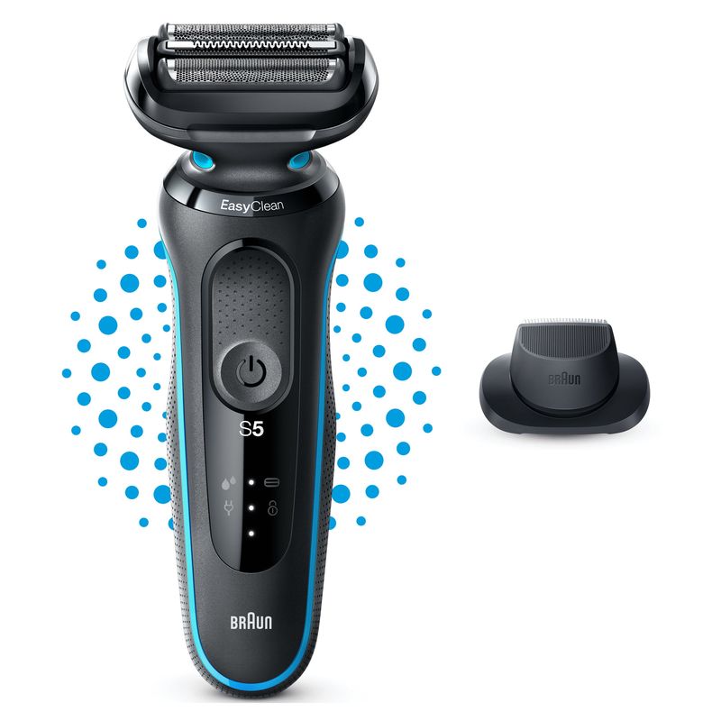 Braun-Series-5-51-M1200s-Rasoio-Trimmer-Nero-Blu