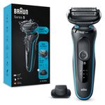 Braun-Series-5-51-M1200s-Rasoio-Trimmer-Nero-Blu