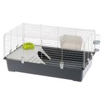 Ferplast Rabbit 100 Porcellino d'india, Rabit Grigio, Bianco