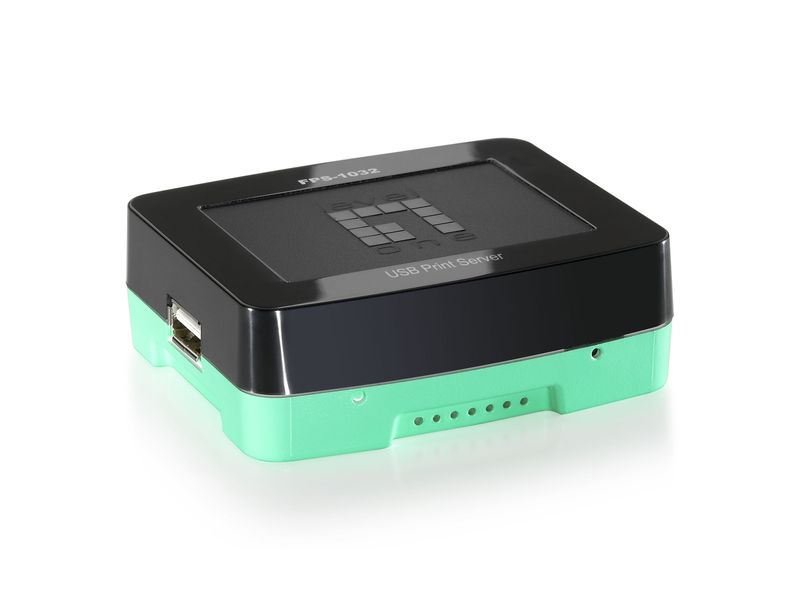 LevelOne-FPS-1032-server-di-stampa-LAN-Ethernet-Nero-Verde