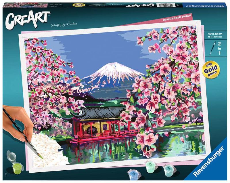 Ravensburger-20177-pagina-e-libro-da-colorare-Colore-per-kit-di-verniciatura-in-base-ai-numeri